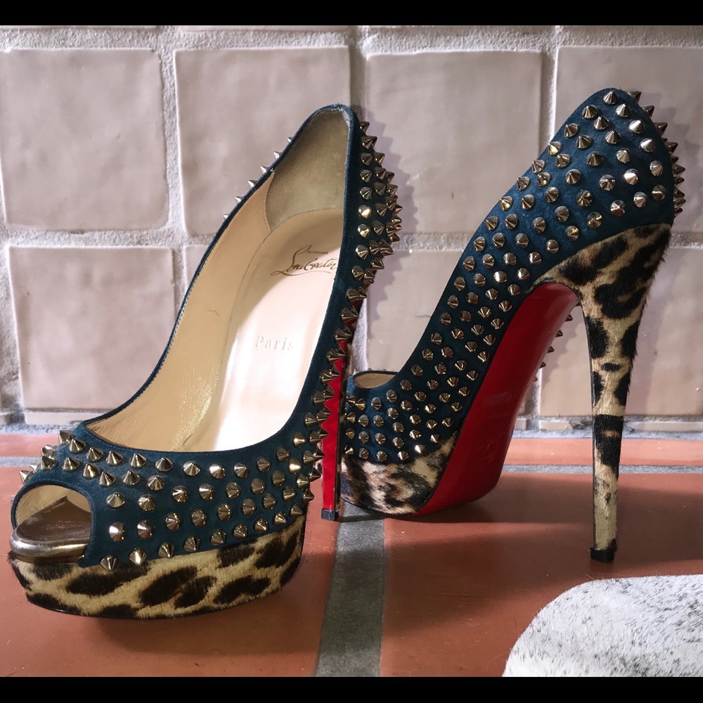Authentic Christian Louboutin Stilettos. Size 10.